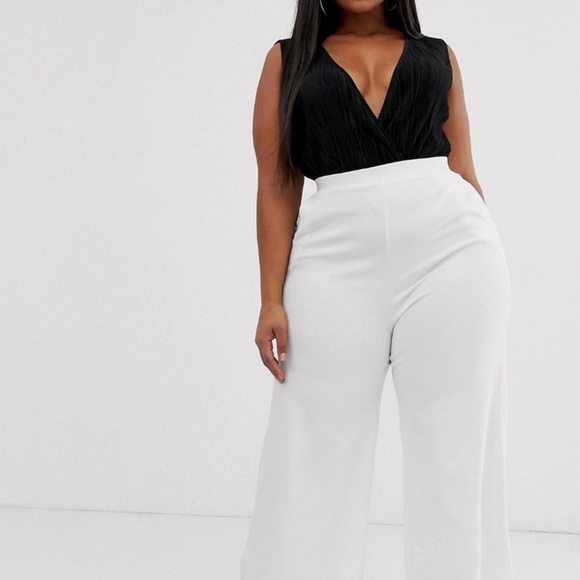 Wrap front black body suit - Picture 2 of 9